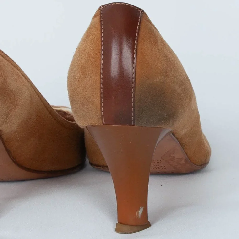 Casadei Suede Buckle‎ Pump Heels Size 9